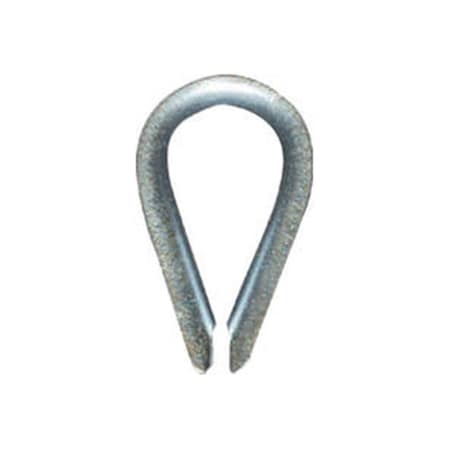 Keen Hardware N176-818 0.25 in. Zinc Plated Rope Thimble KE669343